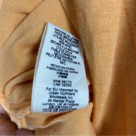 Free People Shining Sun Orange Tie-Front Jumpsuit - Picture 14 of 14